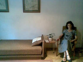 In her analytic space
