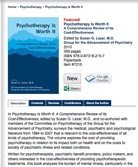 Psychotherapy is worth it!