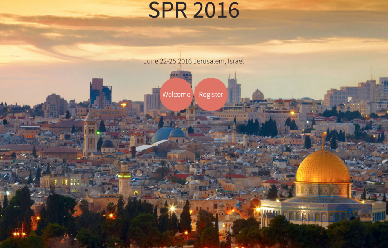 Jerusalem SPR 2016