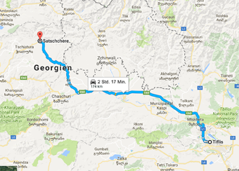 0 From Tbilisi to Sachkhere 