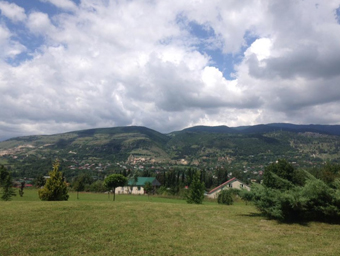 View of the mountains
